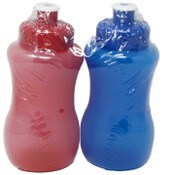 Wholesale - 2pk MINI WATER BOTTLES ASST COLORS C/P 24, UPC: 011822527637